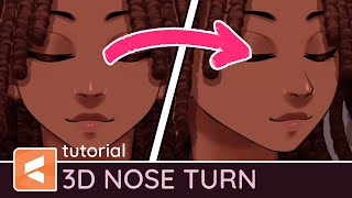 [Live2D] [Mini Tutorial] 3D Nose Turn screenshot 5