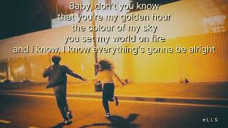 GOLDEN HOUR ~ Soft lofi (lyrics) screenshot 1