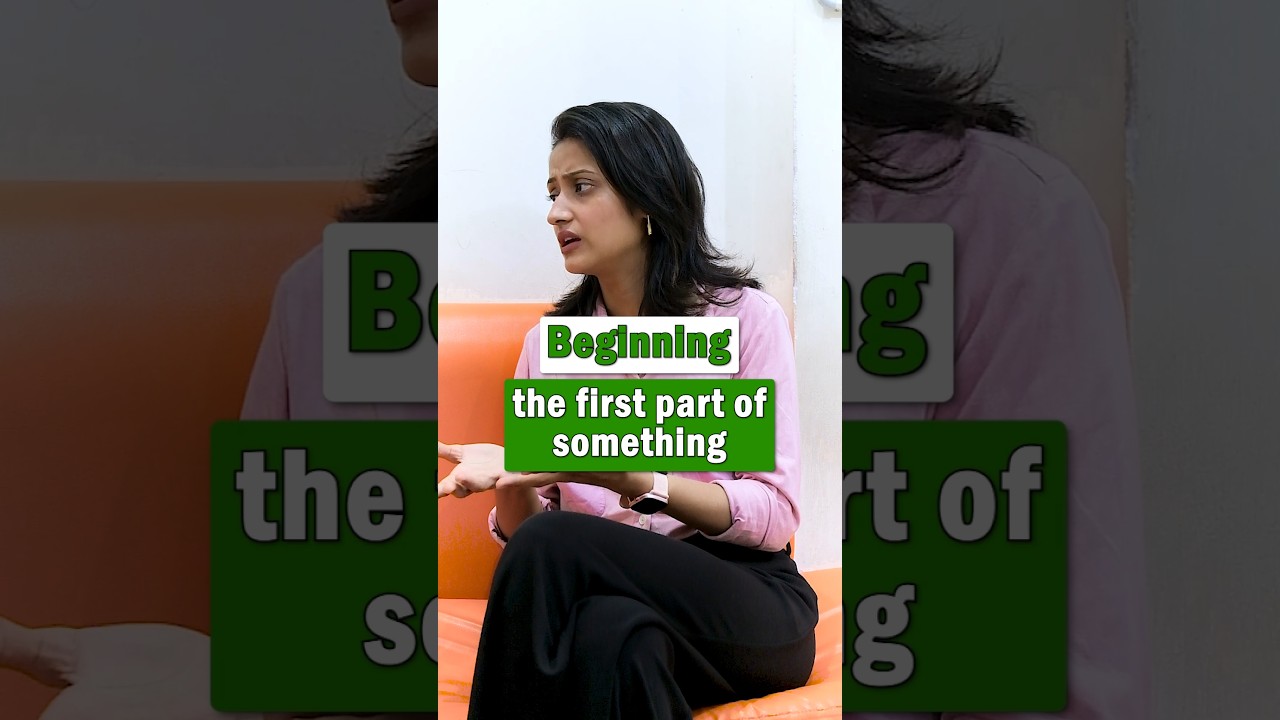 END of the big confusion " START vs BEGINNING " 