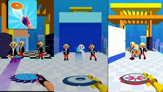 Slice Disc 3D All levels Game 🎮 play walk through new android games screenshot 4