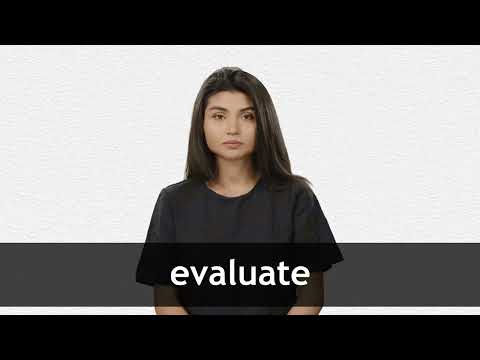 Evaluate In English