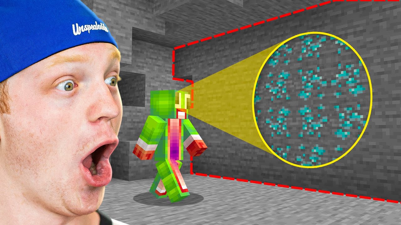Minecraft But I Find Unlimited Diamonds - YouTube