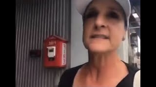 Dianna Ploss aka "Radio Karen" verbally attacks non-English speaking workers!
