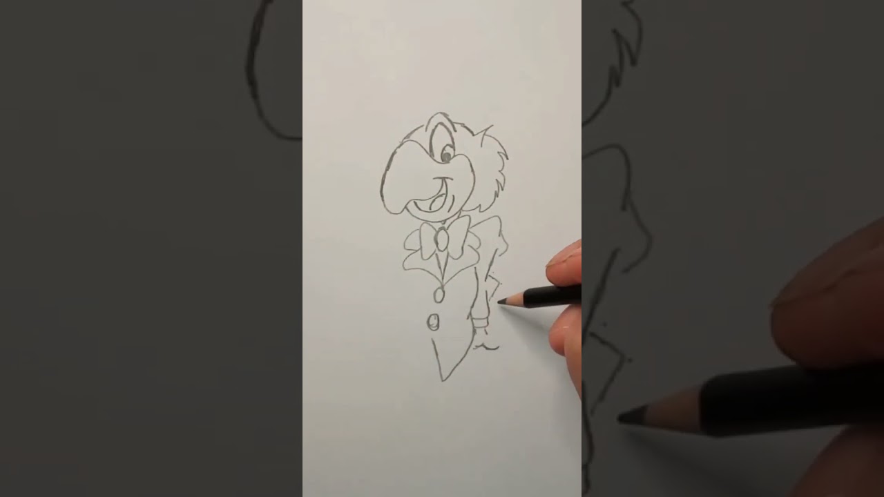 Como Desenhar o Zé Carioca da Disney Passo a Passo 