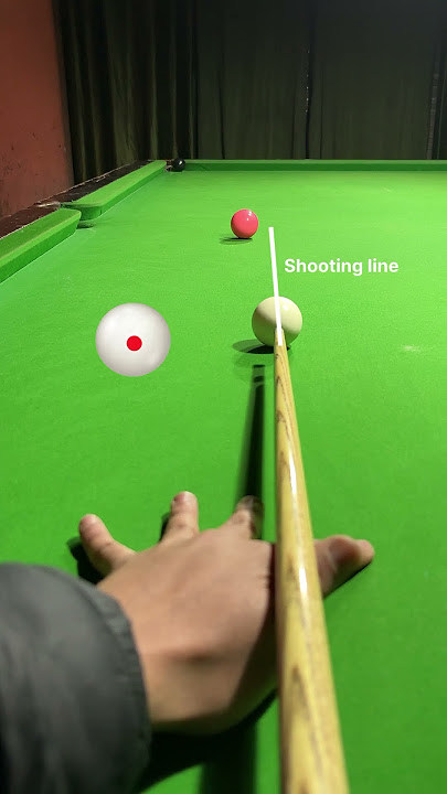 Aiming and mastering the cut shots in snooker & billiards #snooker #billiards #tipsandtricks