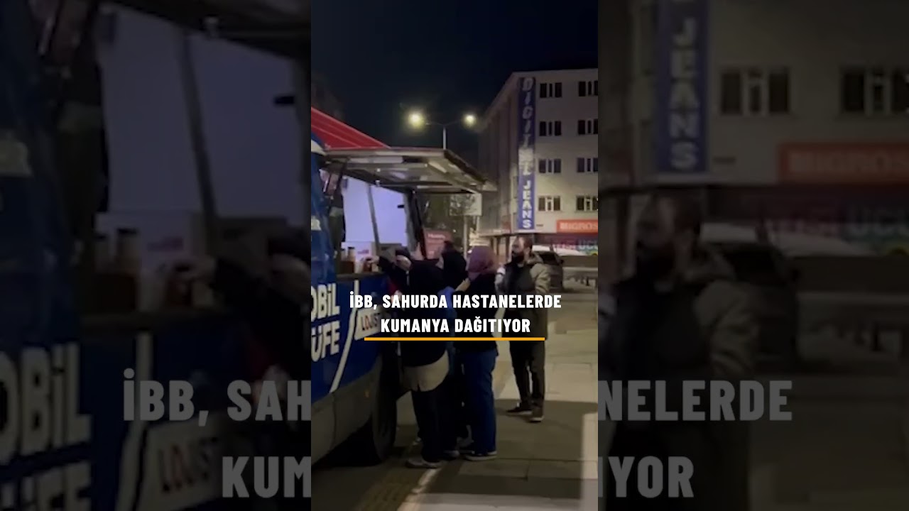 📌Sahurda hastanelerde kumanya dağıtımı yapıyoruz.