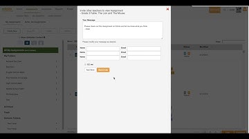 Edcite: Sharing an Assignment with Your Colleagues