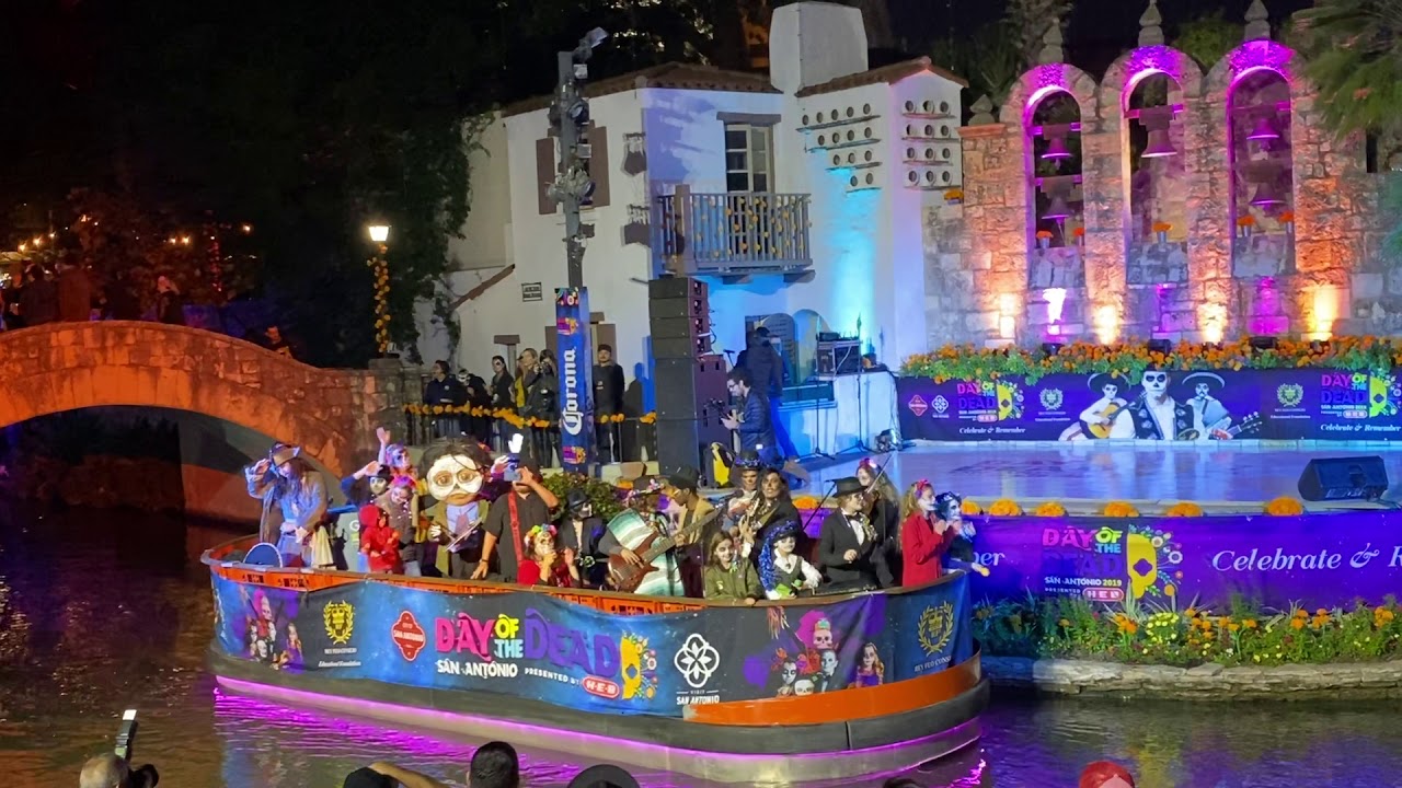 Day of the Dead River Parade in San Antonio YouTube