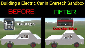 Building a Electric Car in Evertech Sandbox
