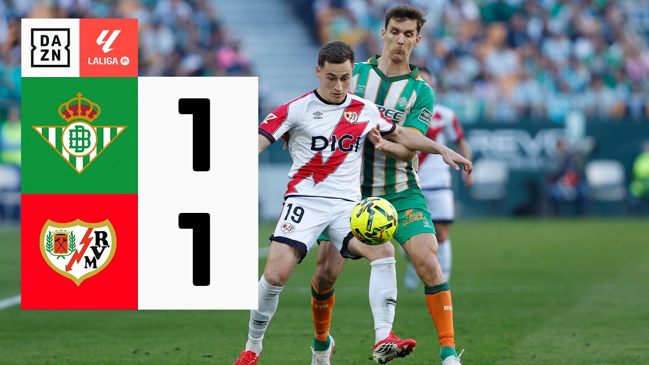 Real Betis vs Rayo Vallecano (1-1) | Resumen y goles | Highlights ...