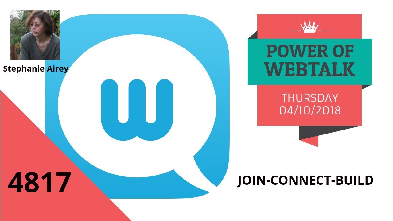 The power of a network growth Webtalk Thursday 4th October 2018