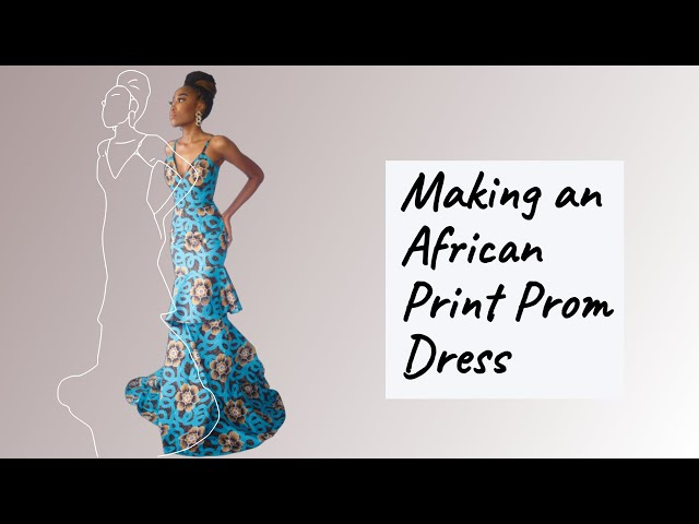 open lace back dress 3 in 1 Ankara African Print Bride Prom Dress main image 0