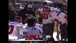 Tom Brady heated Mic’d up sidelines (contains explicit language)