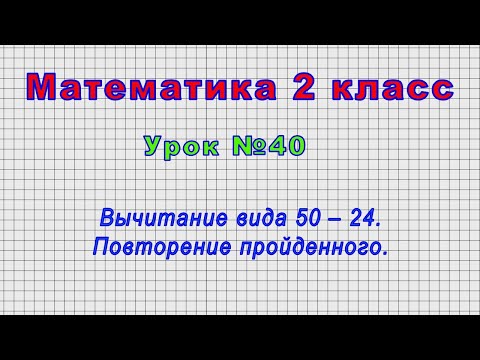 Видео: Каковы множители 40 и 24?