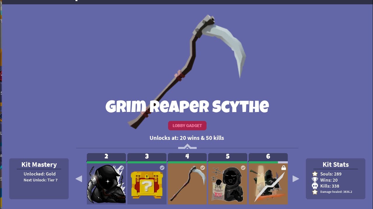 Getting The Grim Reaper Scythe Roblox Bedwars YouTube 