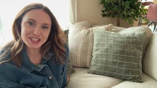 Why the MIULEE checkered throw pillow covers are kid & dog mom approved! #ad #amazoninfluencer