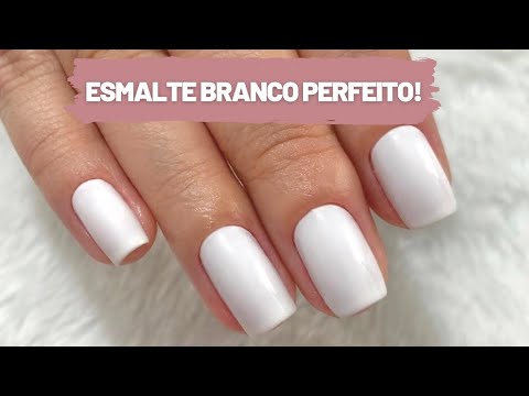 ESMALTAÇÃO BRANCA PERFEITA (SEM MANCHAS) - YouTube