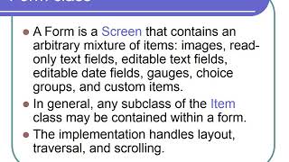 J2ME GUI Programming for Mobile Wealth