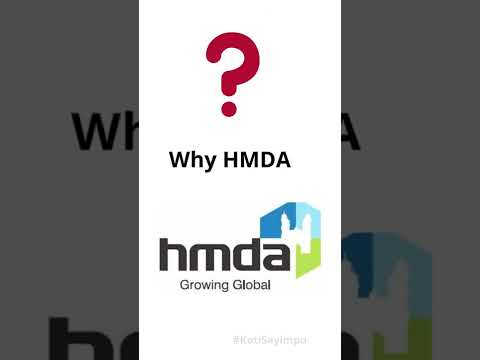 What is HMDA ? Why HMDA ? I #kotisayimpu