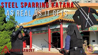Steel Sparring Katanas by Akado Armory - The Future of Japanese Swordsmanship