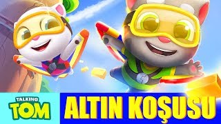 GECE 3'TE DEĞİL BU TOM ÇOK DEĞİŞİK 😯 (Talkıng Tom Gold Run)-11