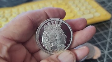 Revopoint MINI Scan of Aztec Art Round Coin