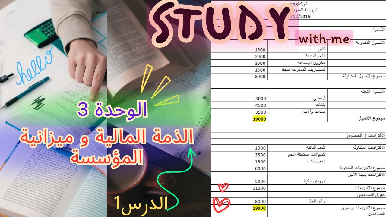 الوحدة 3️⃣: الدرس الأول 👈 الذمة المالية