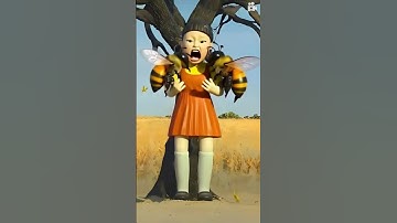 Squid Game | Hee gets Bitten by Bees |Ai Mentality #squidgame #squidgame2 #squidgame3 #bite #bees