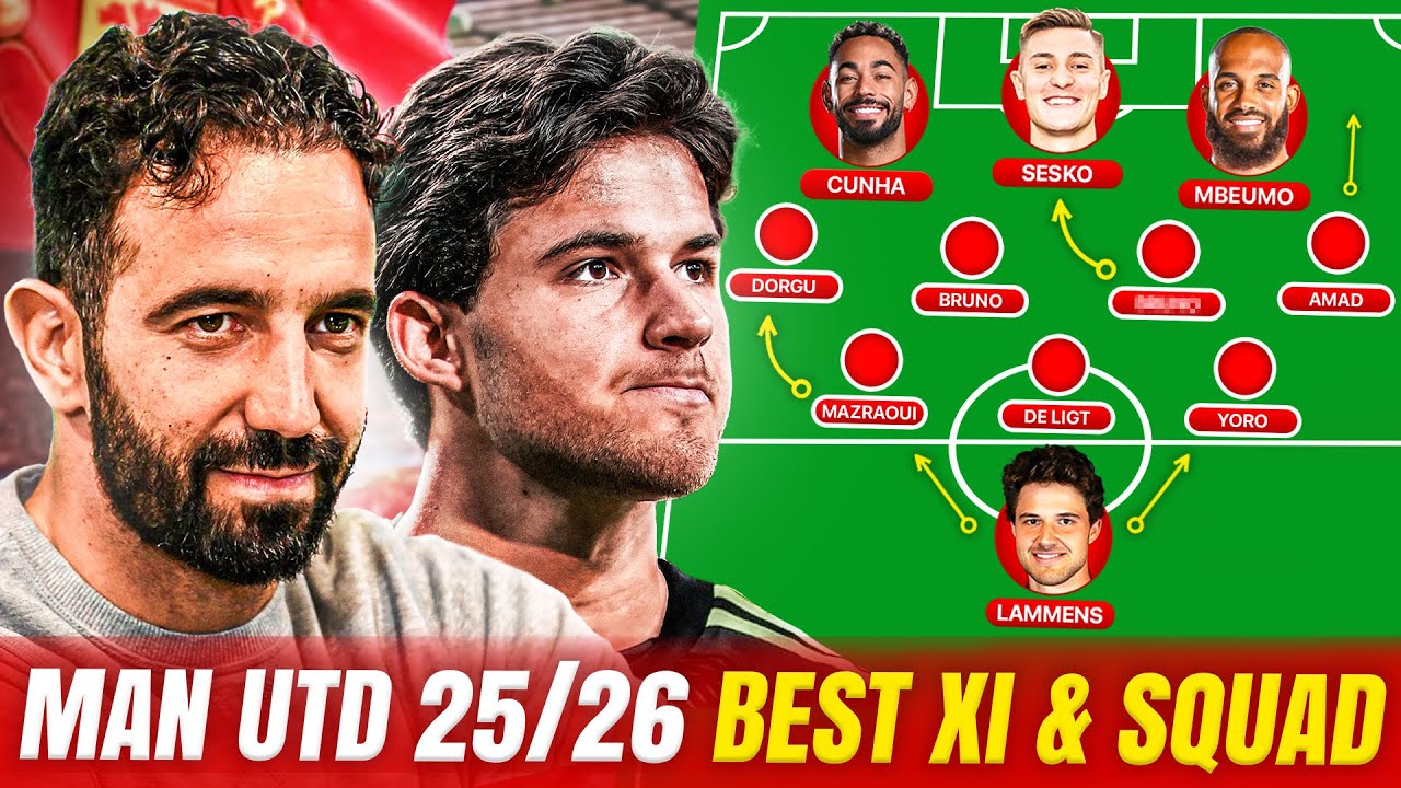 Picking Ruben Amorim's Man Utd 25/26 BEST Starting XI! | Squad Depth & Strengths