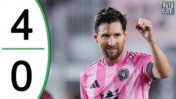 Lionel Messi 2 Goal - Inter Miami vs Atlanta 4-0 Extended Highlights & Goals 2025