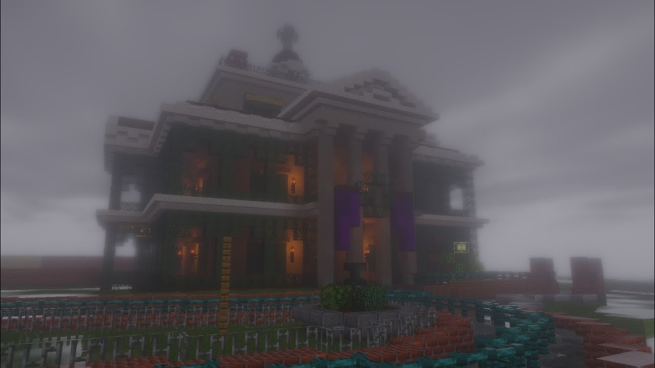 The Haunted Mansion (Disneyland Ride) Minecraft | Le Phantom Manor Californien
