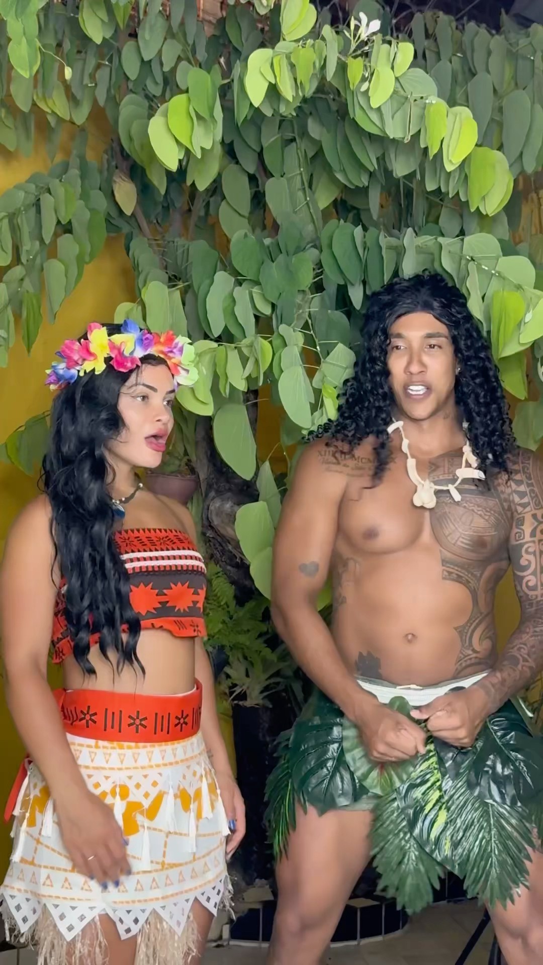 Iiiiiiiaaaaa! ​⁠@mayca.brasil #challenge #moana #maui #funny #apollosant #short