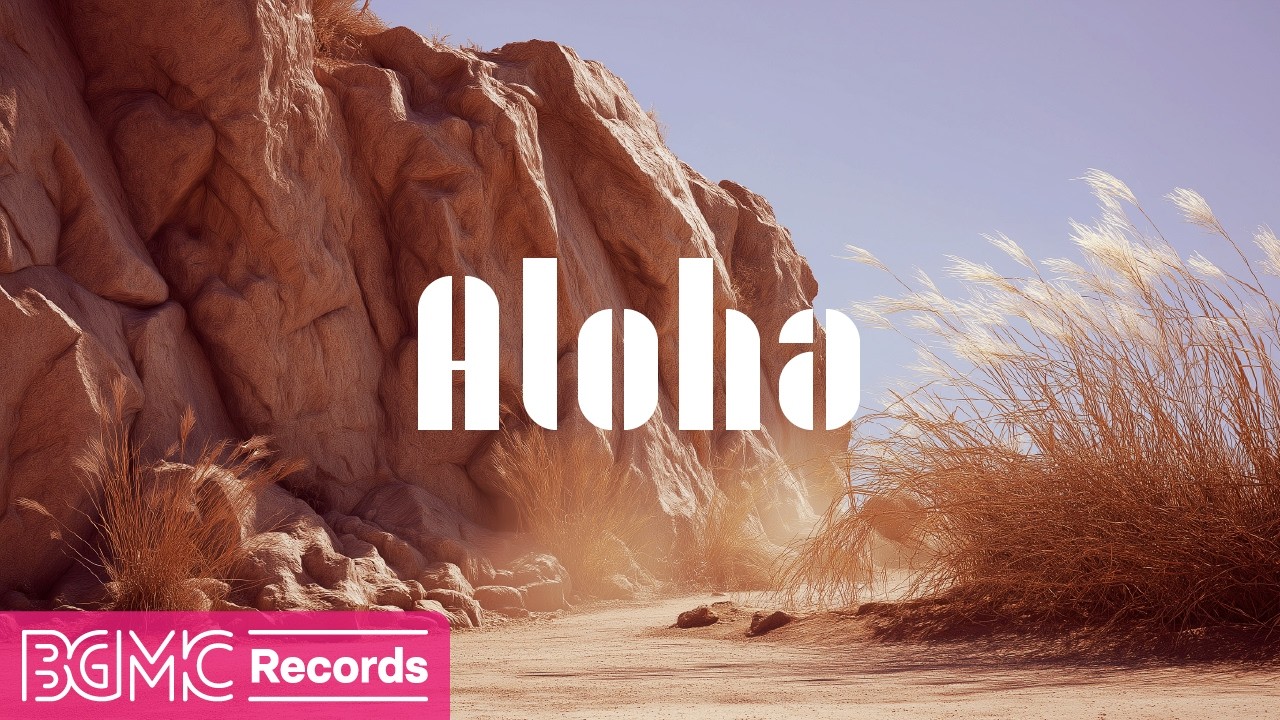 Hawaiian Music for Desert Calm | Warm Sunlight and Vast Horizon Chill Music for Deep Focus
