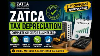 How to Calculate Tax Depreciation in Saudi Arabia | ZATCA Guide. #zatca #ksa  #depreciation