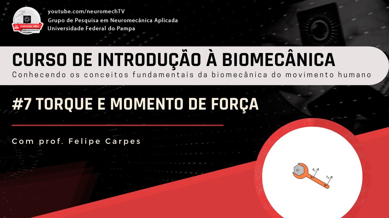 INTRODUÇÃO À BIOMECÂNICA #7 Torque e momento de força