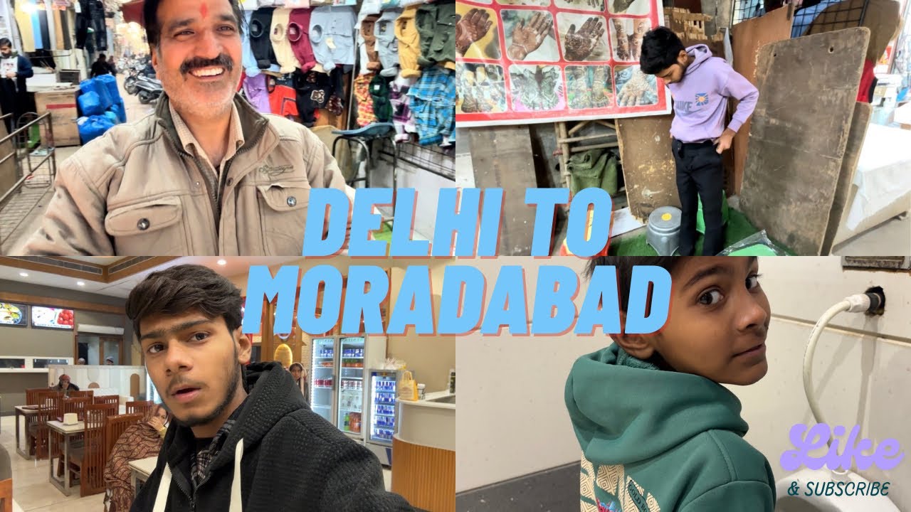 || Delhi to Moradabad || bhai ki shadi || 