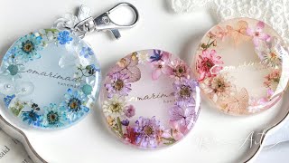 Resin art Stream 434【Flower mix plates】 screenshot 4