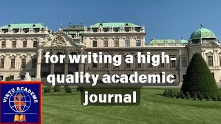 Writing an Article |  Checklist | Virtu Academe 