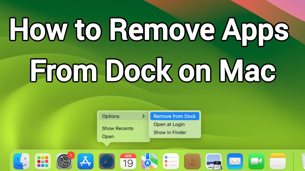 How To Remove Apps From Dock On Mac Remove Dock Icons In MacOS YouTube How To Remove Apps From Dock On Mac Remove Dock Icons In MacOS YouTube