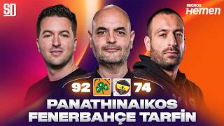 Oakada Di̇renemedi̇k Panathinaikos 92 - 74 Fenerbahçe Tarfin, Obradovic Jasikevicius, Lessort