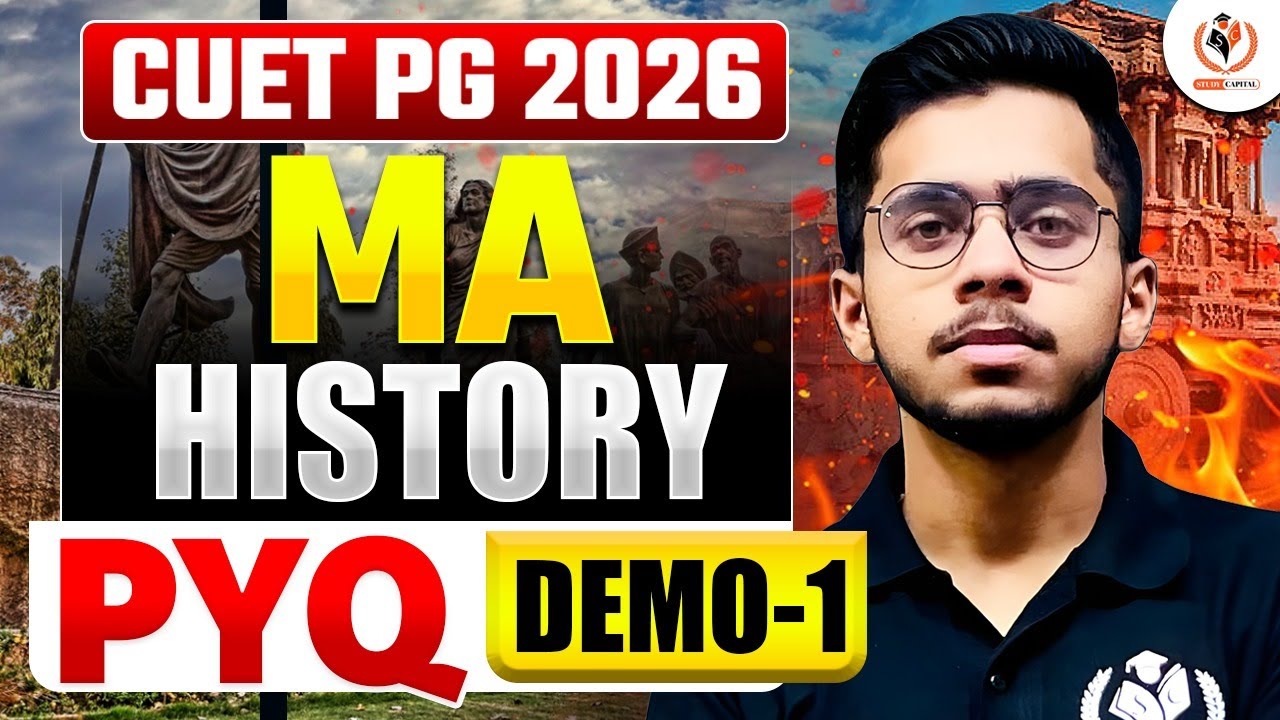 CUET PG 2026 MA HISTORY PYQ Demo-1 | CUET PG MA History 2026 ...