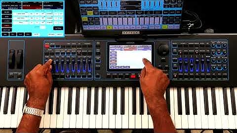 Video 20 of 24  KETRON EVENT OS40 - Style slidder to LOWER