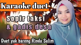 Sopir taksi dan gadis desa | Karaoke duet tanpa vokal cowok