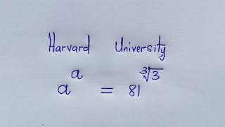 Harvard University Entrance Exam Question  Can You Solve  