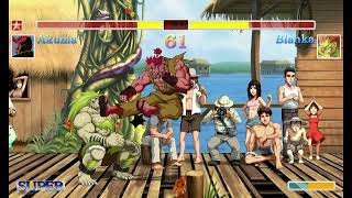 Ultra Street Fighter II(Switch)-Akuma vs Blanka IV
