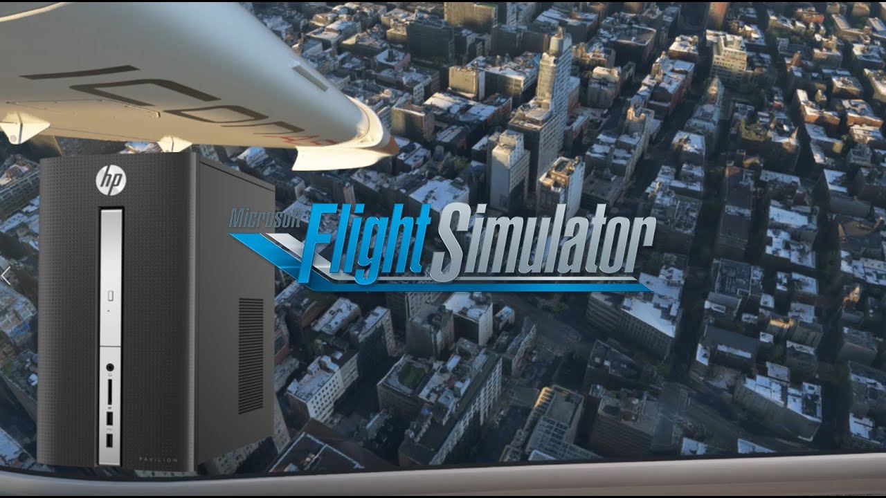 NEW YORK su FS2020 con un computer economico! (HP Pavilion) - YouTube