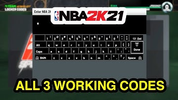 3 WORKING LOCKER CODES IN NBA 2K21 MY TEAM | WORKING LOCKER CODES