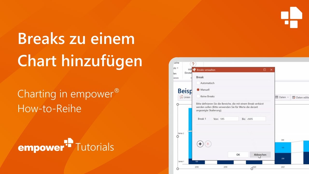 Tutorial: Breaks zu einem Chart hinzufügen - Charting in empower® - YouTube