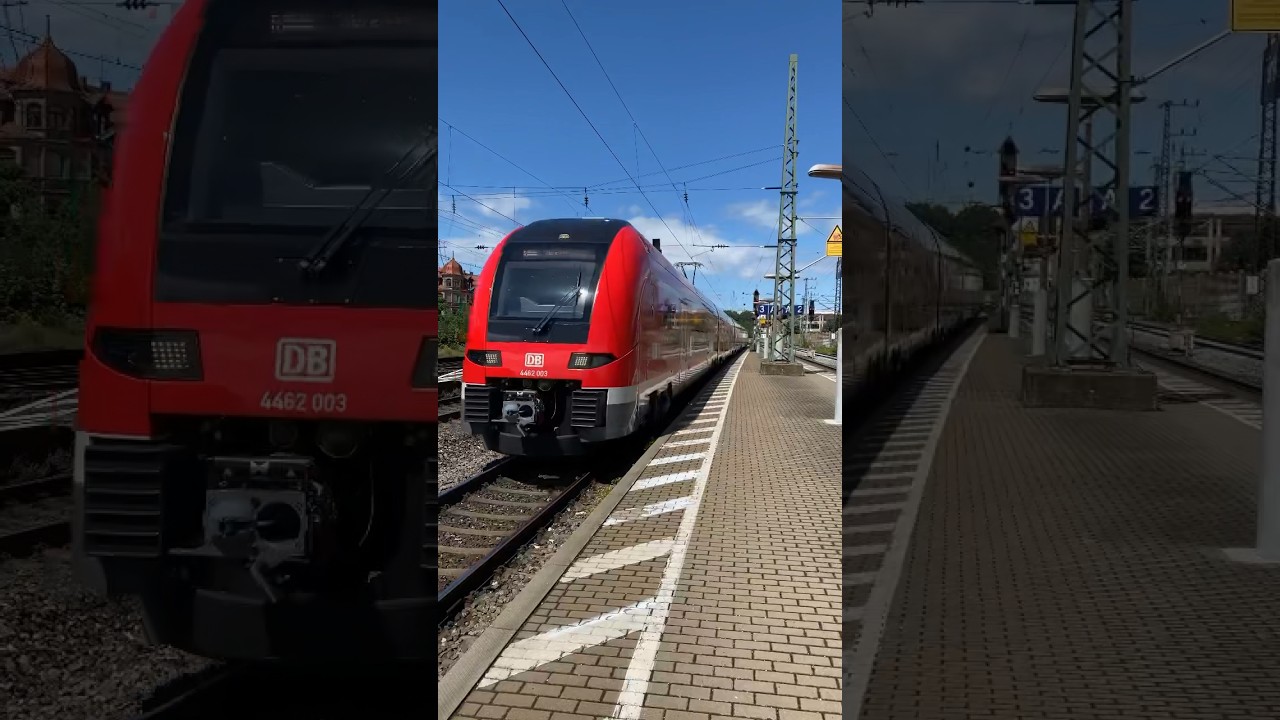 Der 190 km/h Siemens Desiro HC Br 4462 vom FTX fährt als RE29 nach Nürnberg Hbf in Fürth Hbf ein