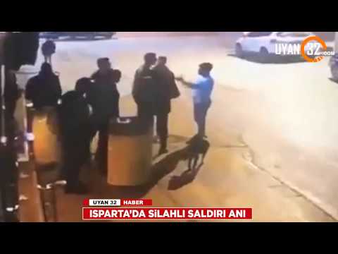 Isparta'da 4 Kişinin Vurulduğu Silahlı Saldırının Görüntüleri..!